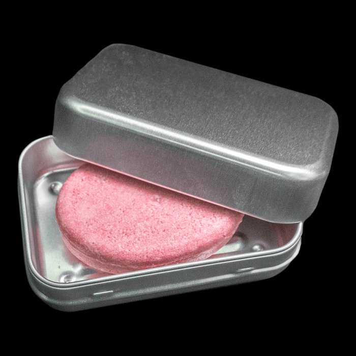 Blumenmaedchen DOSE FÜR BARS ECKIGES DÖSCHEN SILBER