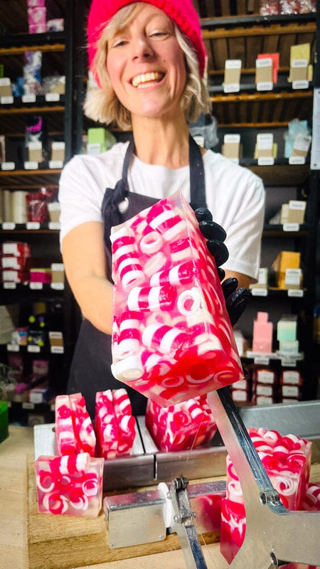 Blumenmaedchen PFLANZLICHE SEIFE Candy Cane Mountain