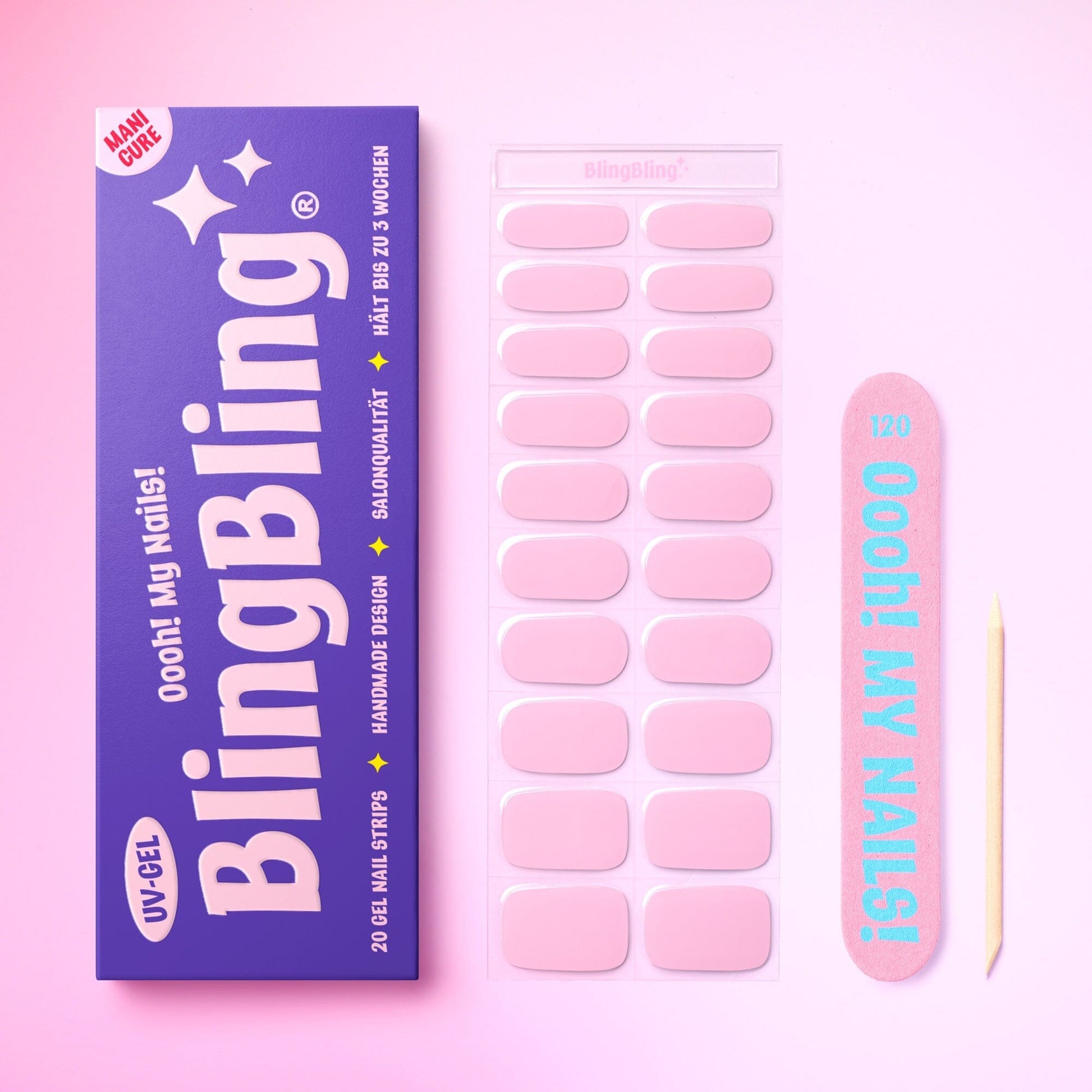 BlingBling® Manicure Gel Nail Strips ★ No.02 - Melly - Manicure