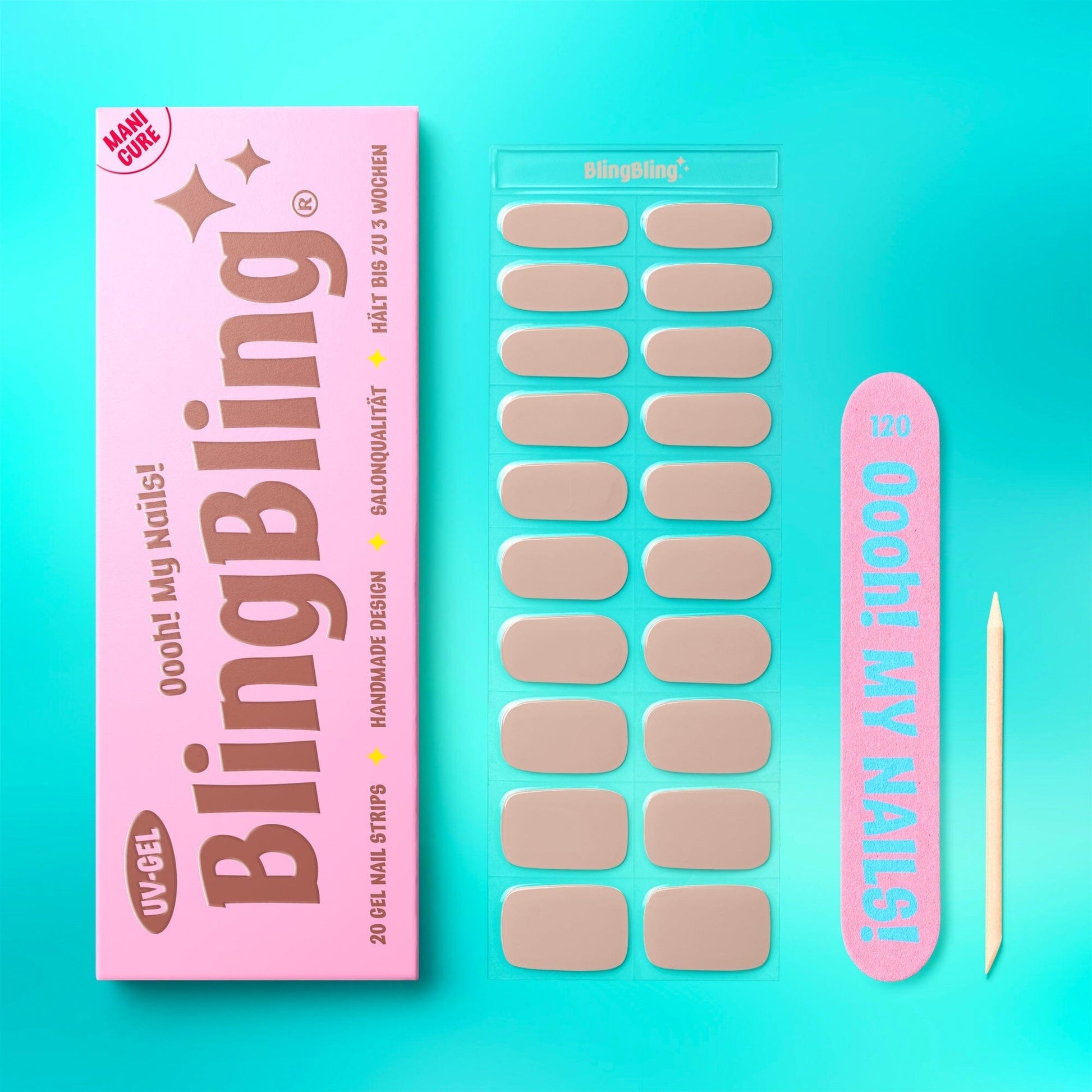 BlingBling® Manicure Gel Nail Strips ★ No.06 - Annabelle - Manicure