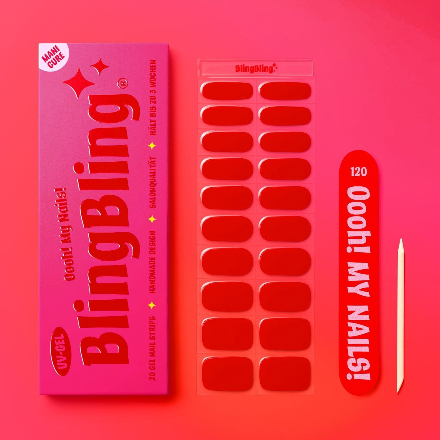 BlingBling® Manicure Gel Nail Strips ★ No.08 - Lynn - Manicure