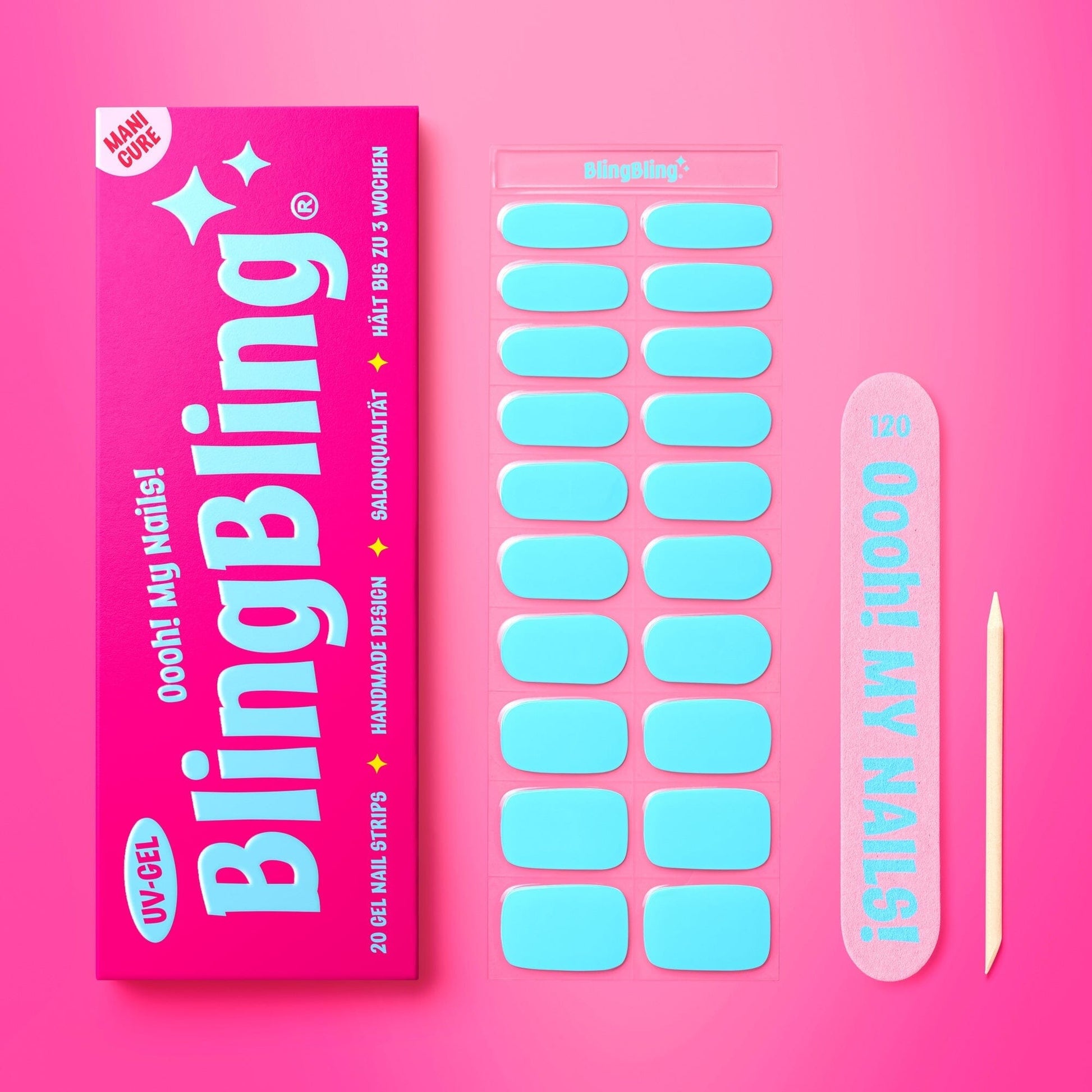 BlingBling® Manicure Gel Nail Strips ★ No.14 - Zoe - Manicure