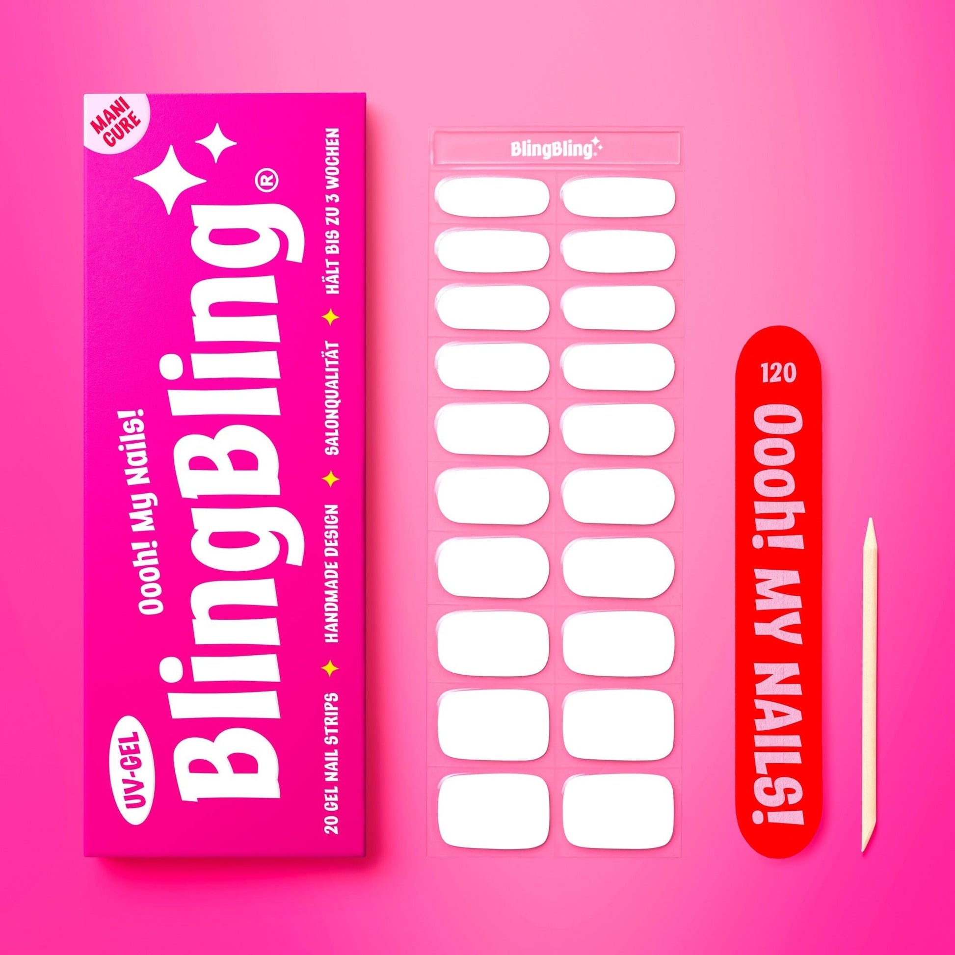 BlingBling® Manicure Gel Nail Strips ★ No.16 - Aurora - Manicure