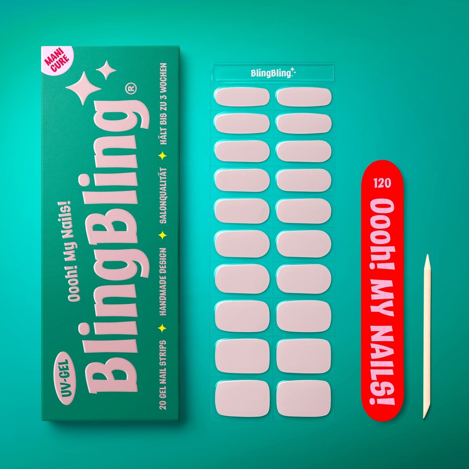 BlingBling® Manicure Gel Nail Strips ★ No.19 - Amy - Manicure