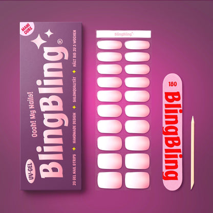 BlingBling® Manicure Gel Nail Strips ★ No.22 - Joana - Manicure