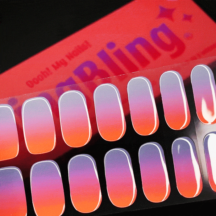 BlingBling® Manicure Gel Nail Strips ★ No.23 - Nova - Manicure