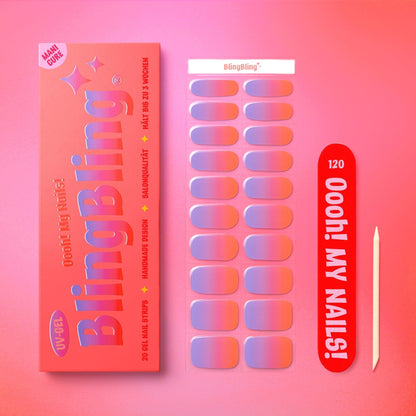 BlingBling® Manicure Gel Nail Strips ★ No.23 - Nova - Manicure
