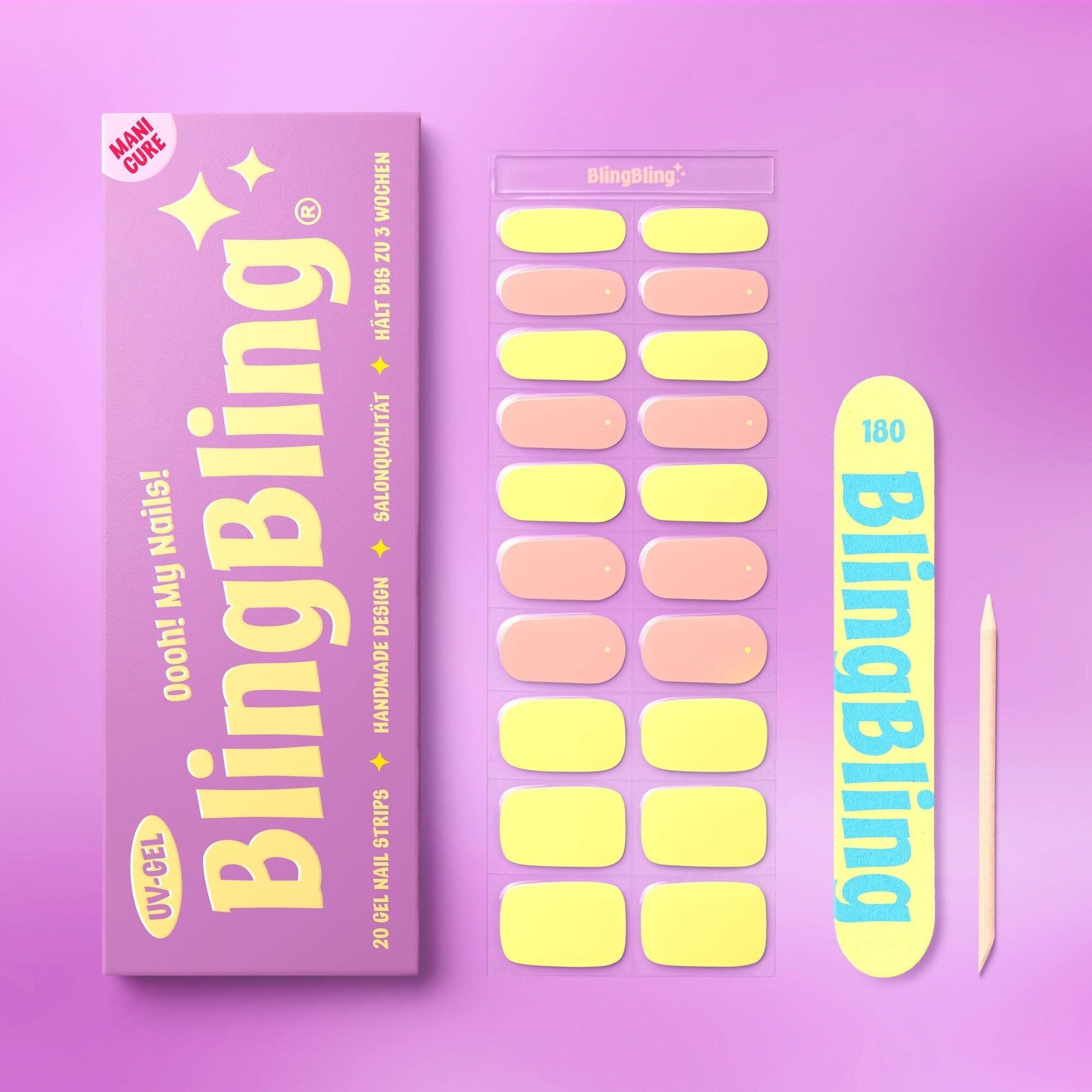 BlingBling® Manicure Gel Nail Strips ★ No.30 - Ivy - Manicure