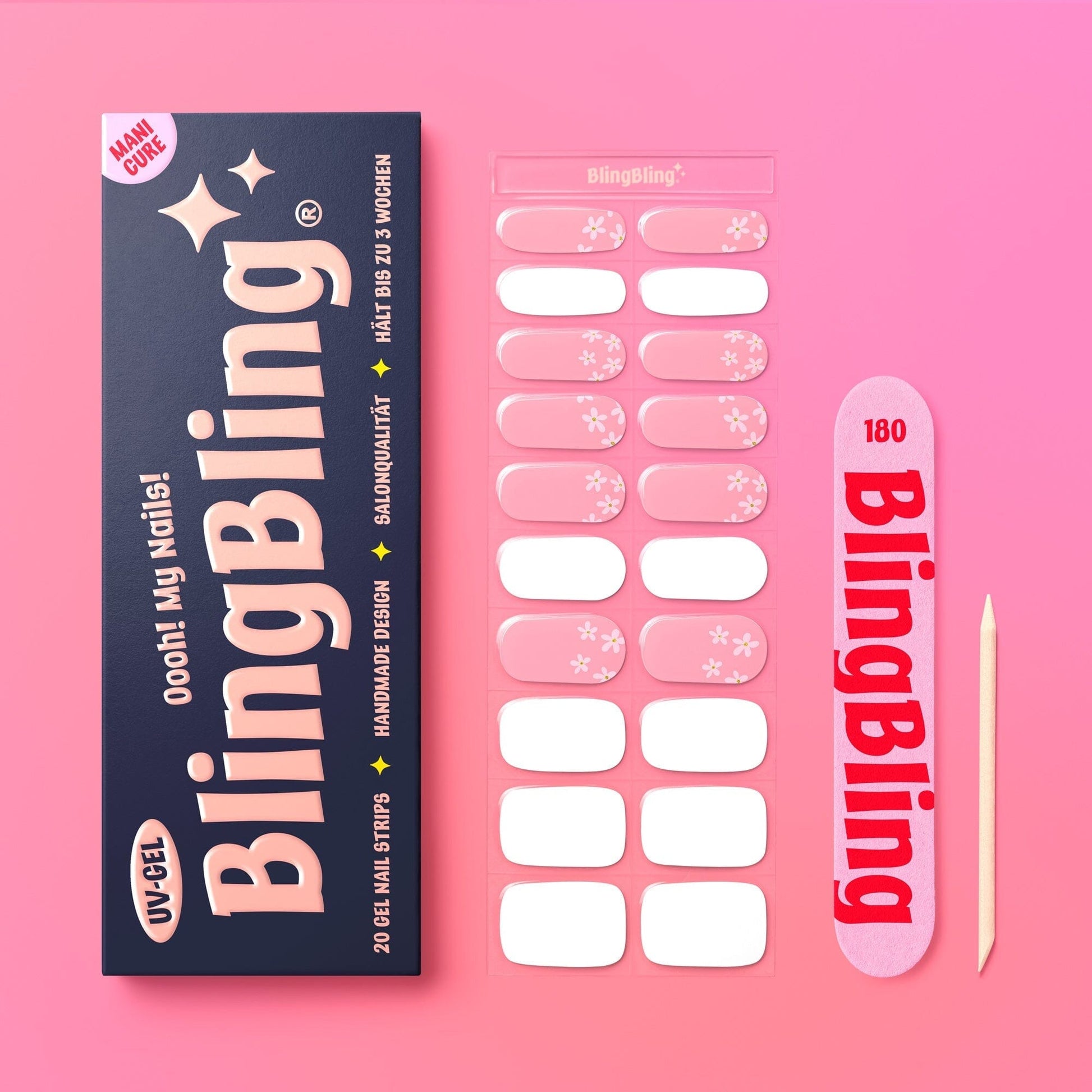 BlingBling® Manicure Gel Nail Strips ★ No.32 - Aurelie - Manicure