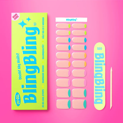 BlingBling® Manicure Gel Nail Strips ★ No.33 - Bella - Manicure