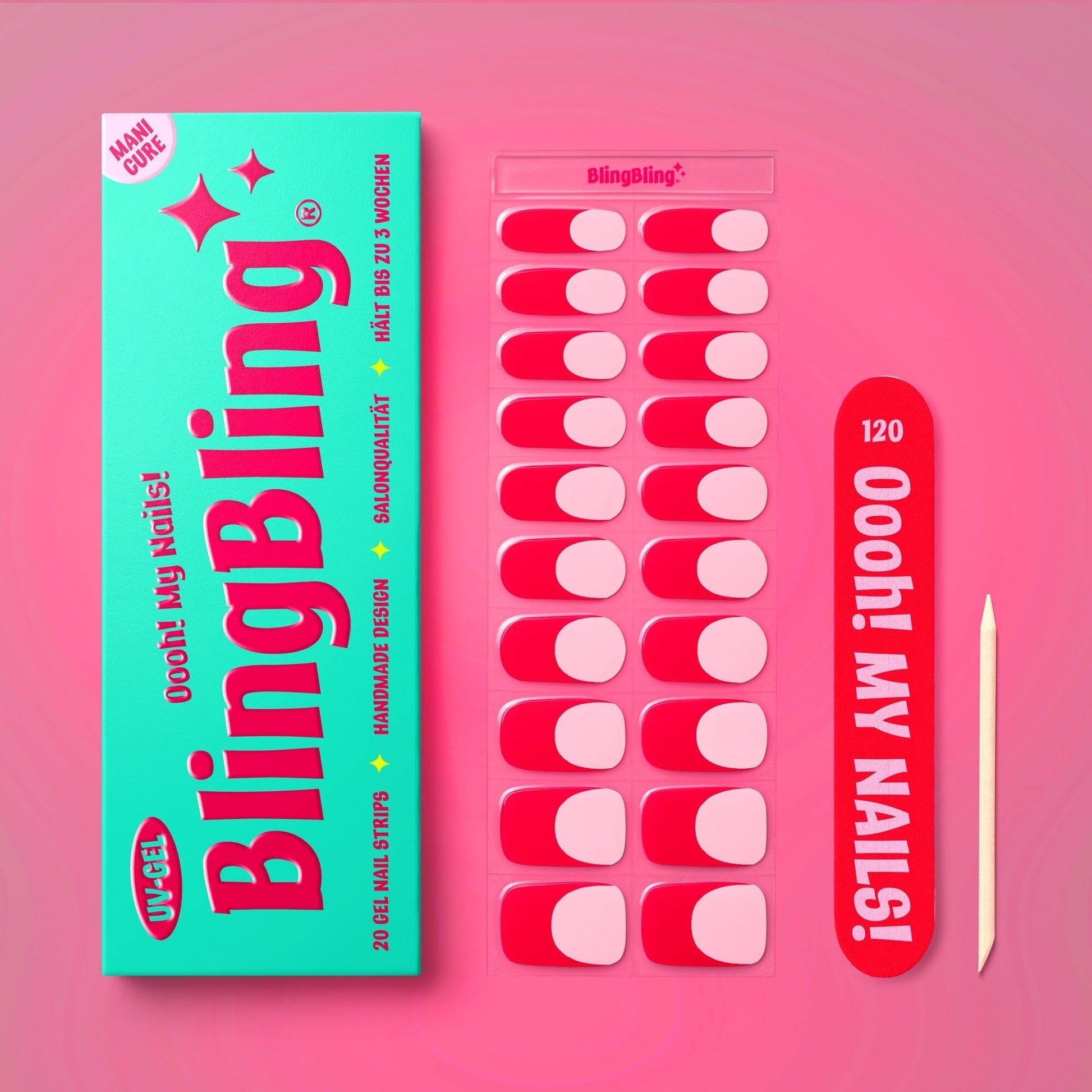 BlingBling® Manicure Gel Nail Strips ★ No.38 - Viktoria - Manicure