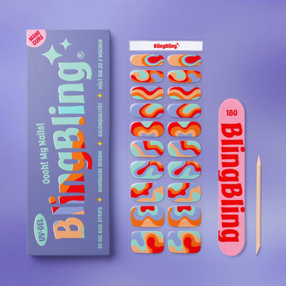 BlingBling® Manicure Gel Nail Strips ★ No.40 - Vivienne - Manicure