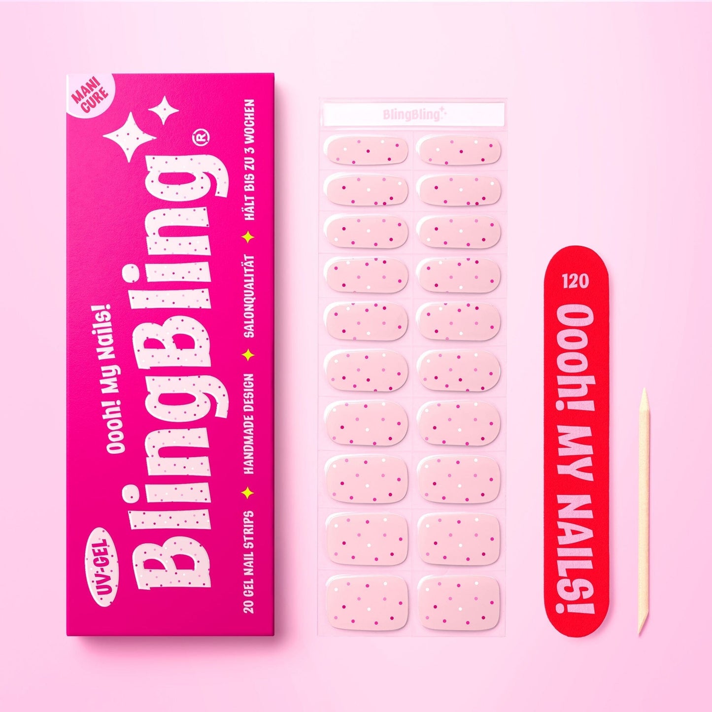 BlingBling® Manicure Gel Nail Strips ★ No.42 - Nanni - Manicure
