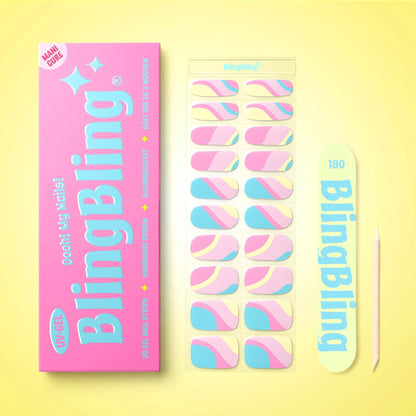 BlingBling® Manicure Gel Nail Strips ★ No.44 - Hannah - Manicure
