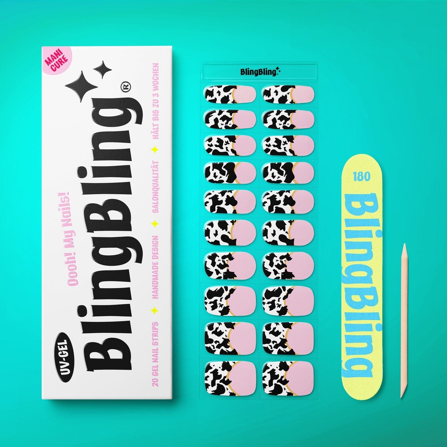 BlingBling® Manicure Gel Nail Strips ★ No.47 - Paula - Manicure