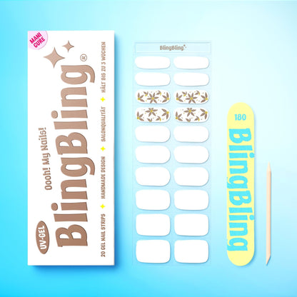 BlingBling® Manicure Gel Nail Strips ★ No.51 - Bianca - Manicure