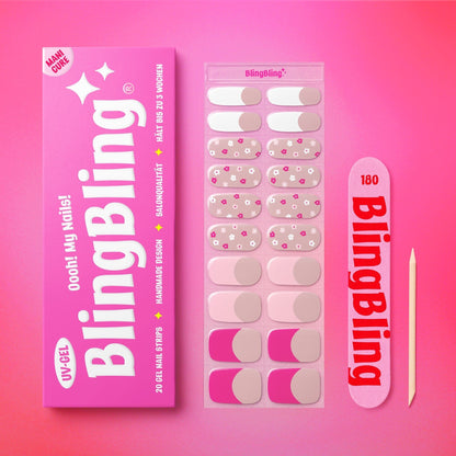 BlingBling® Manicure Gel Nail Strips ★ No.52 - Gianna - Manicure