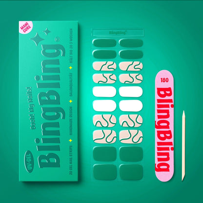 BlingBling® Manicure Gel Nail Strips ★ No.53 - Eva - Manicure