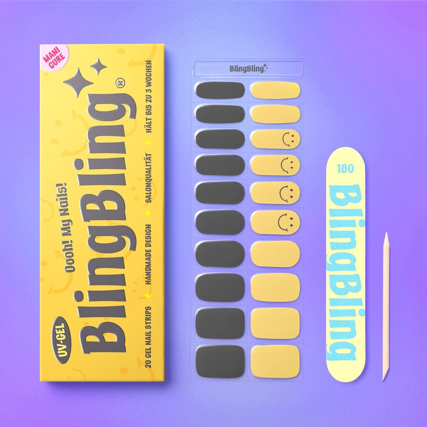 BlingBling® Manicure Gel Nail Strips ★ No.54 - Avery - Manicure