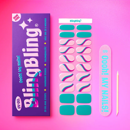 BlingBling® Manicure Gel Nail Strips ★ No.59 - Candice - Manicure