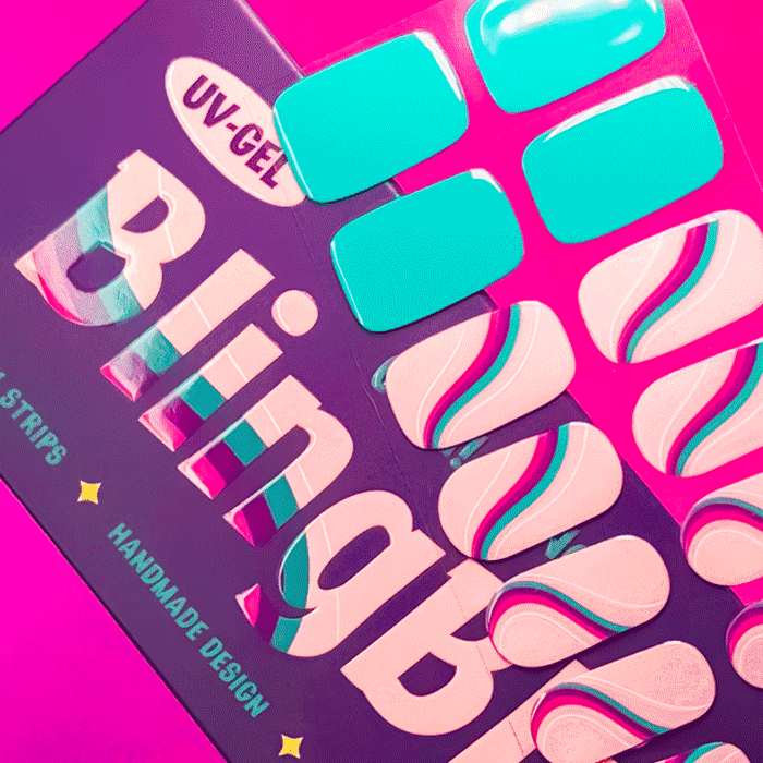 BlingBling® Manicure Gel Nail Strips ★ No.59 - Candice - Manicure