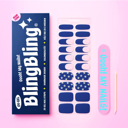 BlingBling® Manicure Gel Nail Strips ★ No.60 - Daisy - Manicure
