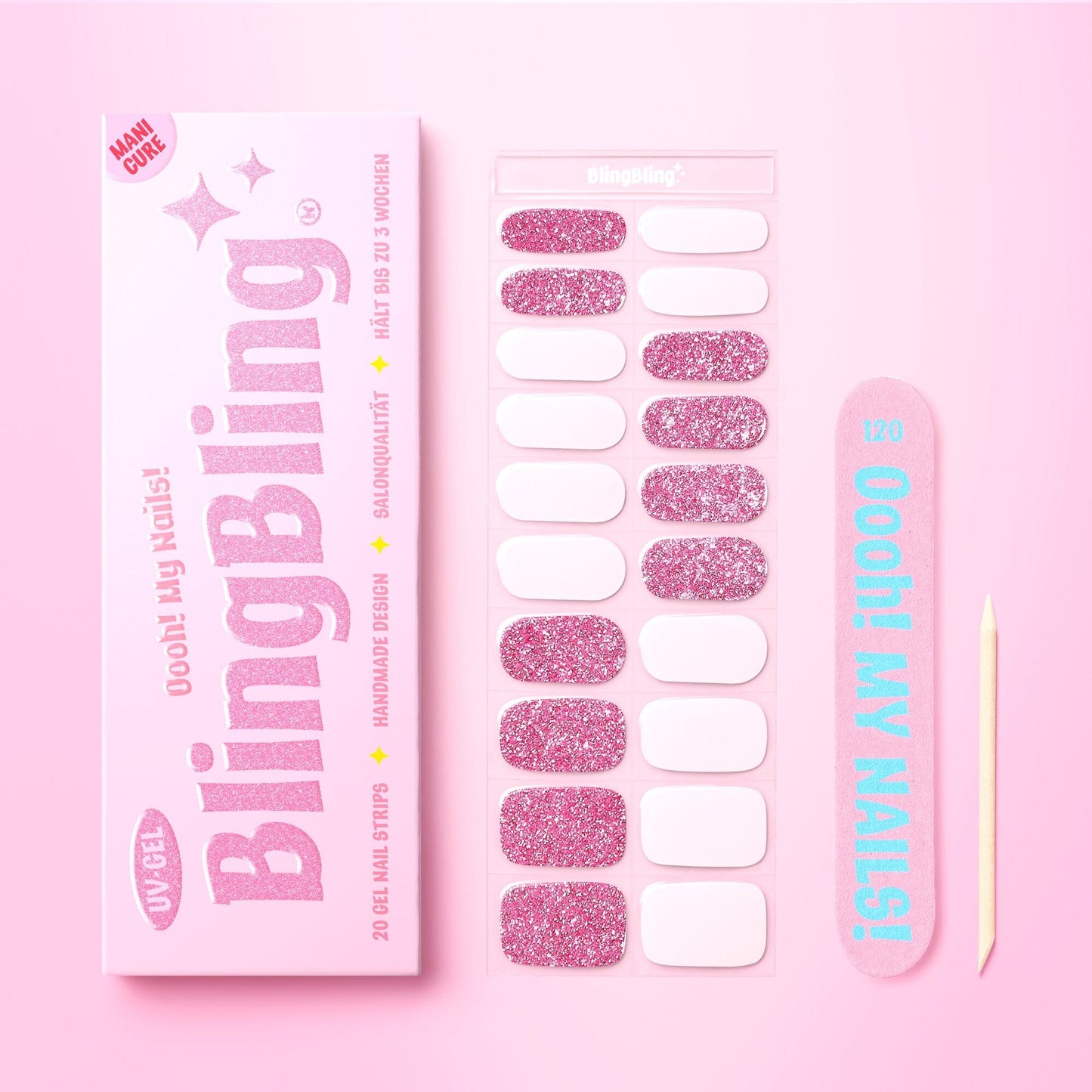 BlingBling® Manicure Gel Nail Strips ★ No.64 - Camilla - Manicure