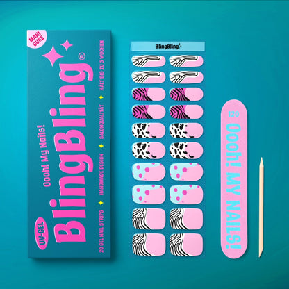 BlingBling® Manicure Gel Nail Strips ★ No.65 - Cynthia - Manicure