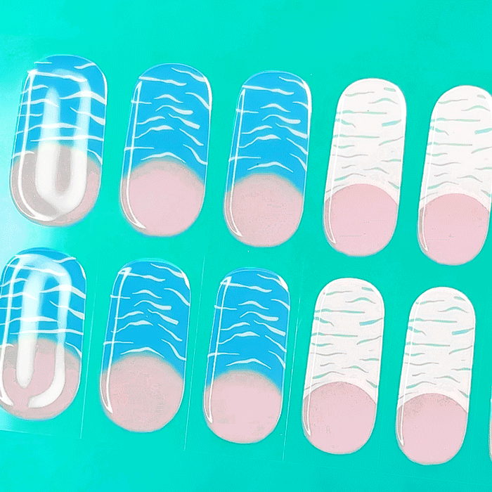 BlingBling® Manicure Gel Nail Strips ★ No.66 - Arielle - Manicure