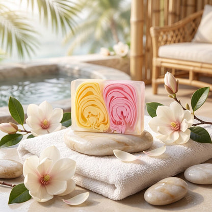 Blumenmaedchen PFLANZLICHE SEIFE Magnolia