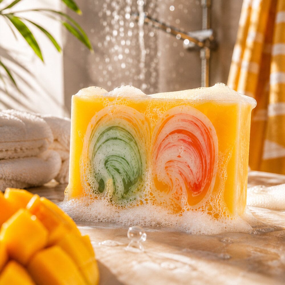 Blumenmaedchen PFLANZLICHE SEIFE Mango Sunrise