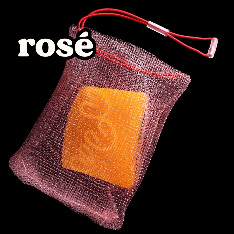 Blumenmaedchen SEIFENSÄCKCHEN Retro Rosé