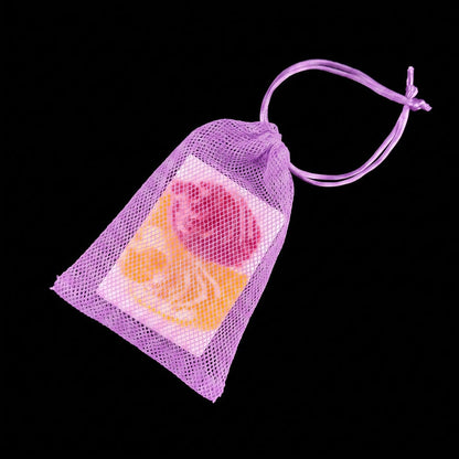 Blumenmaedchen SEIFENSÄCKCHEN Rosa für Seifen und Bars