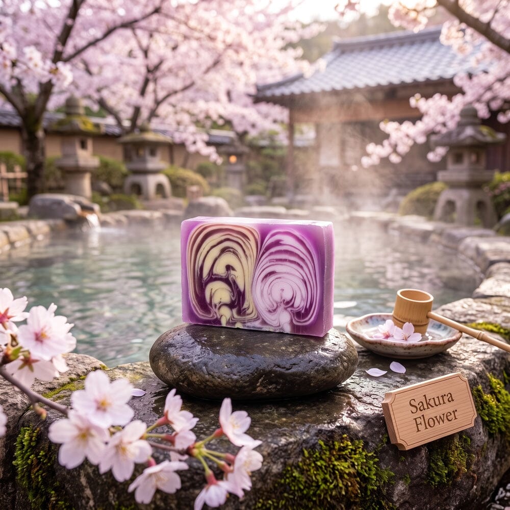 Blumenmaedchen PFLANZLICHE SEIFE Sakura Flower