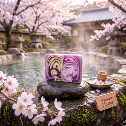 Blumenmaedchen PFLANZLICHE SEIFE Sakura Flower