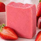 Blumenmaedchen NATURSEIFE KALTGERÜHRT Schafmilch Erdbeere