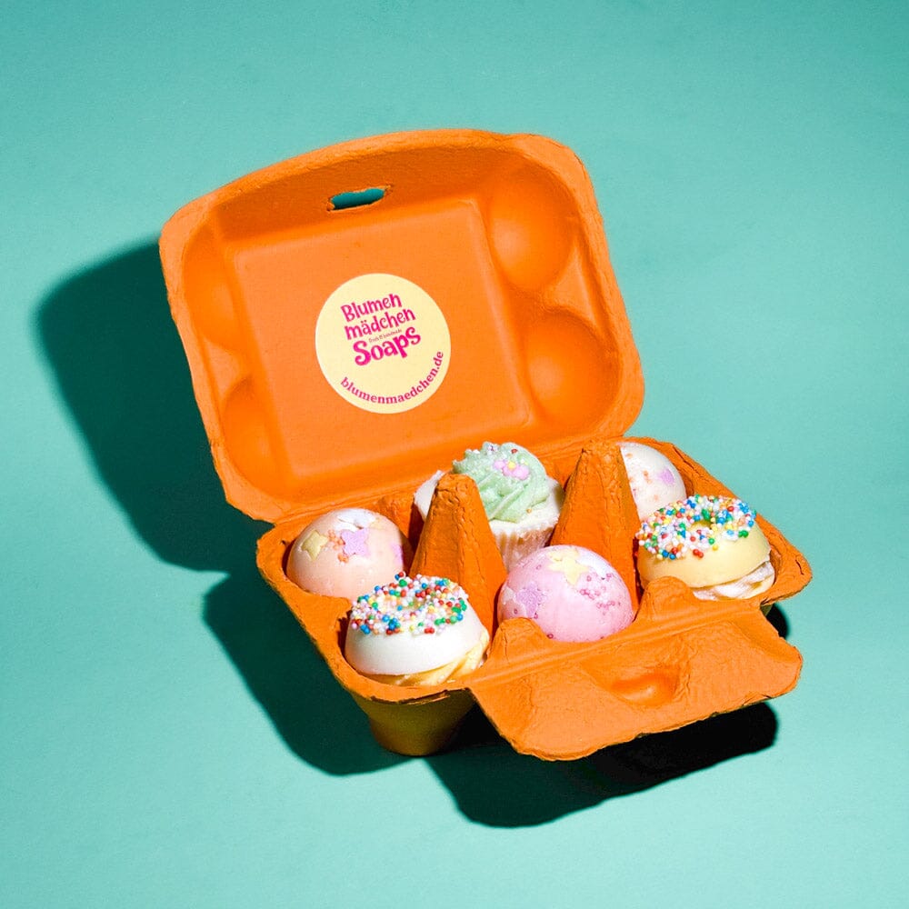 Blumenmaedchen BADEBOMBE Set Eierpackung
