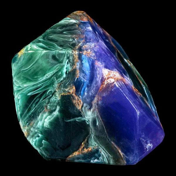 Blumenmaedchen PFLANZLICHE SEIFE AZURITE MALACHITE