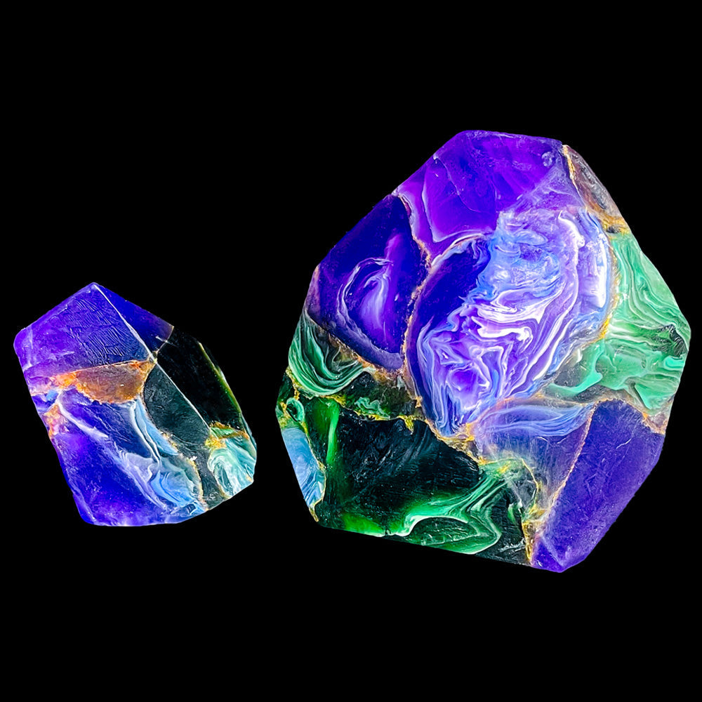 Blumenmaedchen PFLANZLICHE SEIFE AZURITE MALACHITE