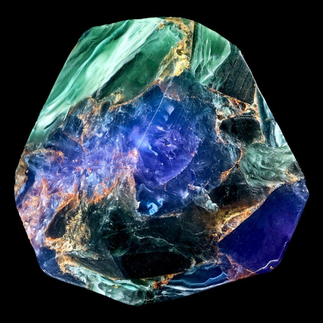Blumenmaedchen PFLANZLICHE SEIFE AZURITE MALACHITE
