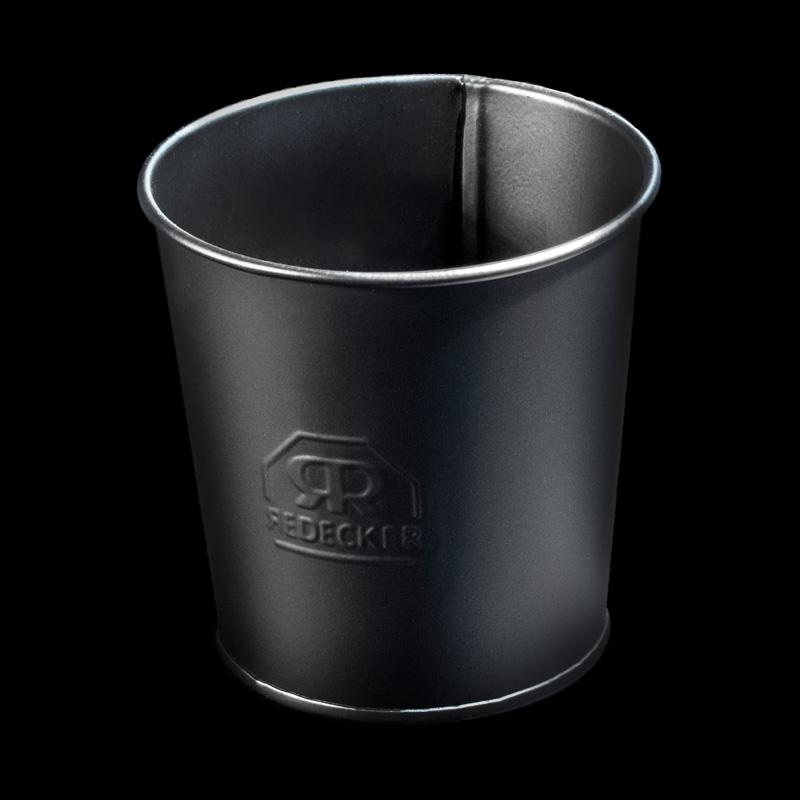 Blumenmaedchen ABLAGESCHALE BECHER AUS METALL SCHWARZ