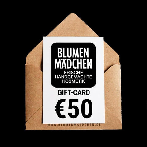 Blumenmaedchen-Gutschein GUTSCHEIN GIFT CARD 50€