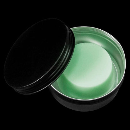 Blumenmaedchen DOSE FÜR SHAMPOO BARS GROSSES RUNDES DÖSCHEN SCHWARZ