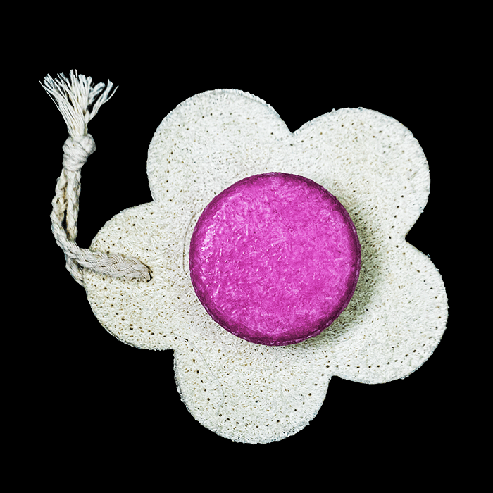 Blumenmaedchen ABLAGE NATUR LUFFA KISSEN NATUR BLUME FÜR SHAMPOO BARS ODER SOAP BARS