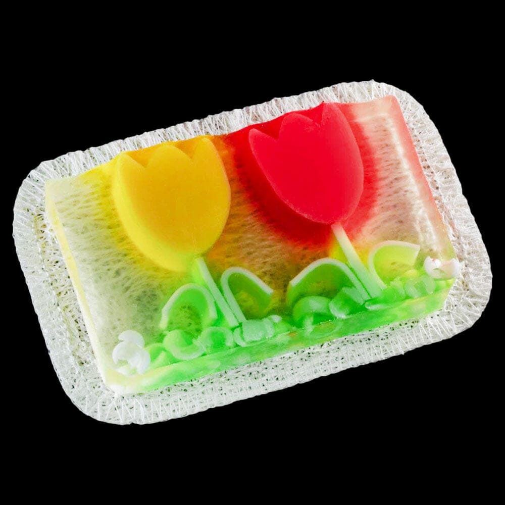 Blumenmaedchen ABLAGE NATUR Luffa Kissen Natur Eckig Für Shampoo Bars Oder Soap Bars