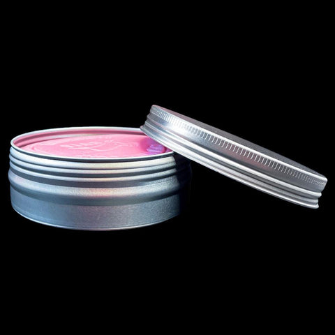 Blumenmaedchen DOSE FÜR RASIERSEIFE METALLDÖSCHEN SILBER FÜR RASIERSEIFE