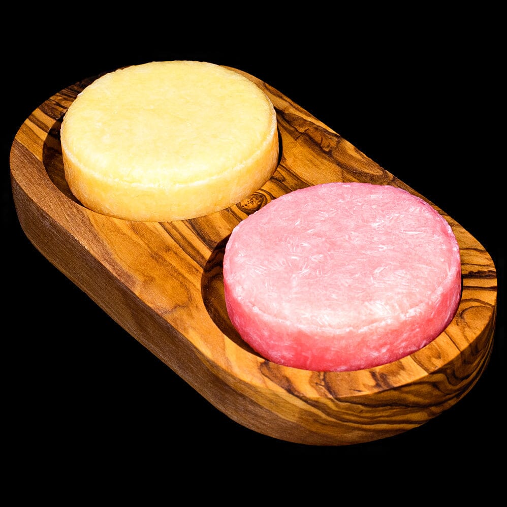 Blumenmaedchen ABLAGE NATUR Olivenholz oval für Bars