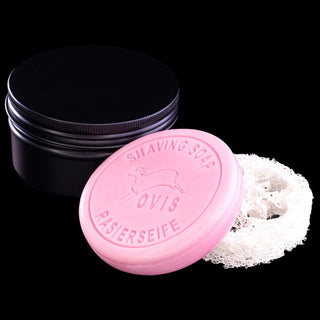 Rasierseife Woman mit Dose + GRATIS Luffa