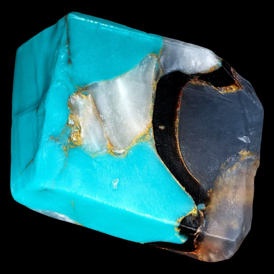 Blumenmaedchen PFLANZLICHE SEIFE TURQUOISE