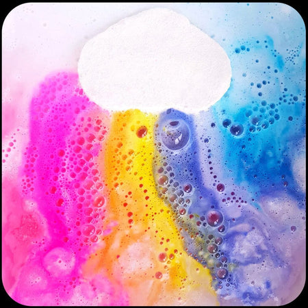 Blumenmaedchen BADEBOMBE Watercolor Bath Raining Rainbows (B-Ware)